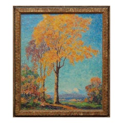 American Impressionist Landscape Oil Painting