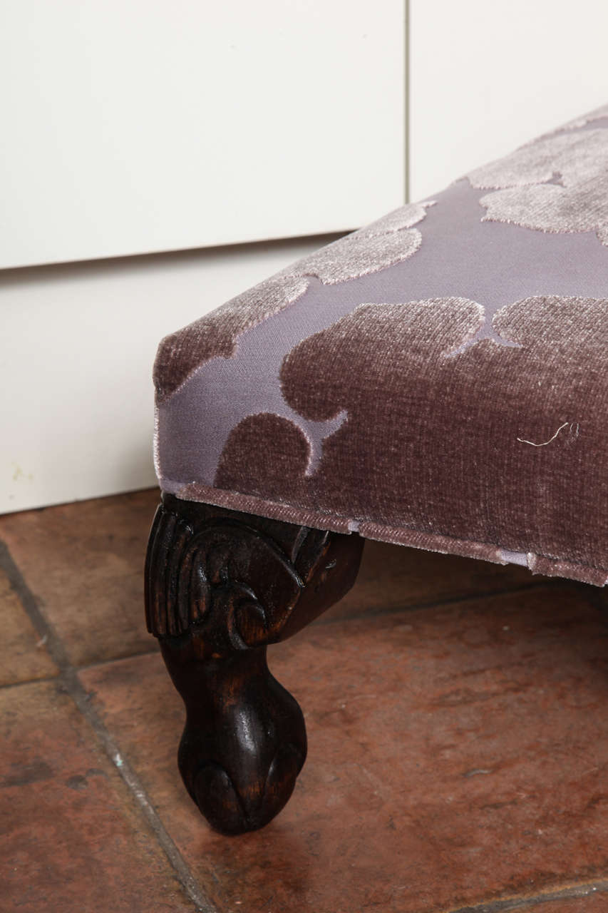 Mid-20th Century 1950s Spanish Foot Stool