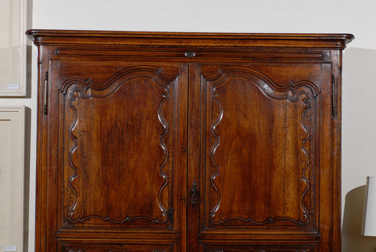French Provincial 19th Century French Buffet Deux Corps For Sale