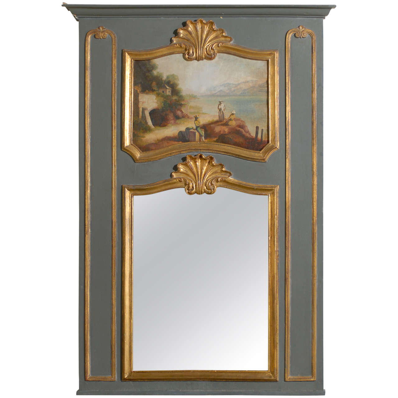 Trumeau Mirror Louis XV-XVI