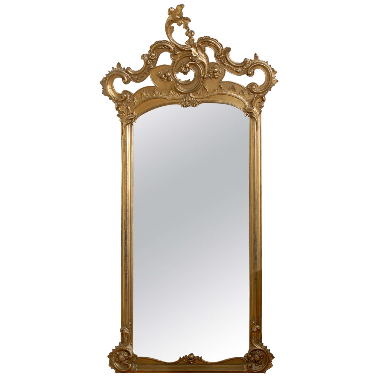 Rococo Louis XV Revival Mirror For Sale