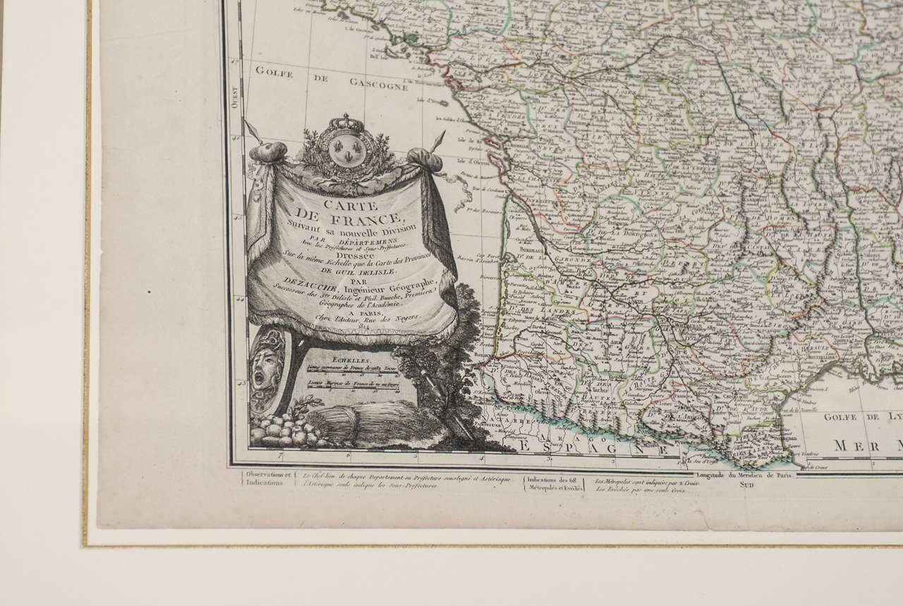 Antique French Maps Circa 1648-1814 3