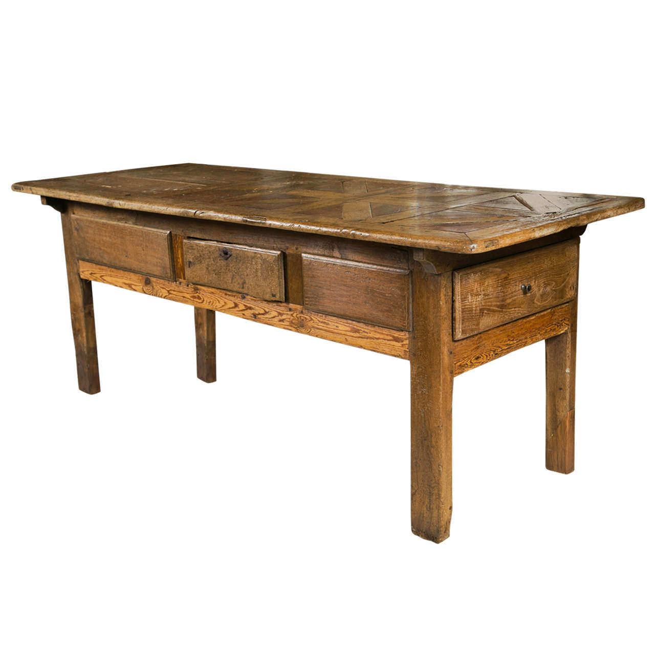 18th C French Farm Table For Sale