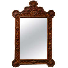 Tramp Art Mirror -1907