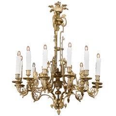 Antique Chandelier. Regence style French chandelier