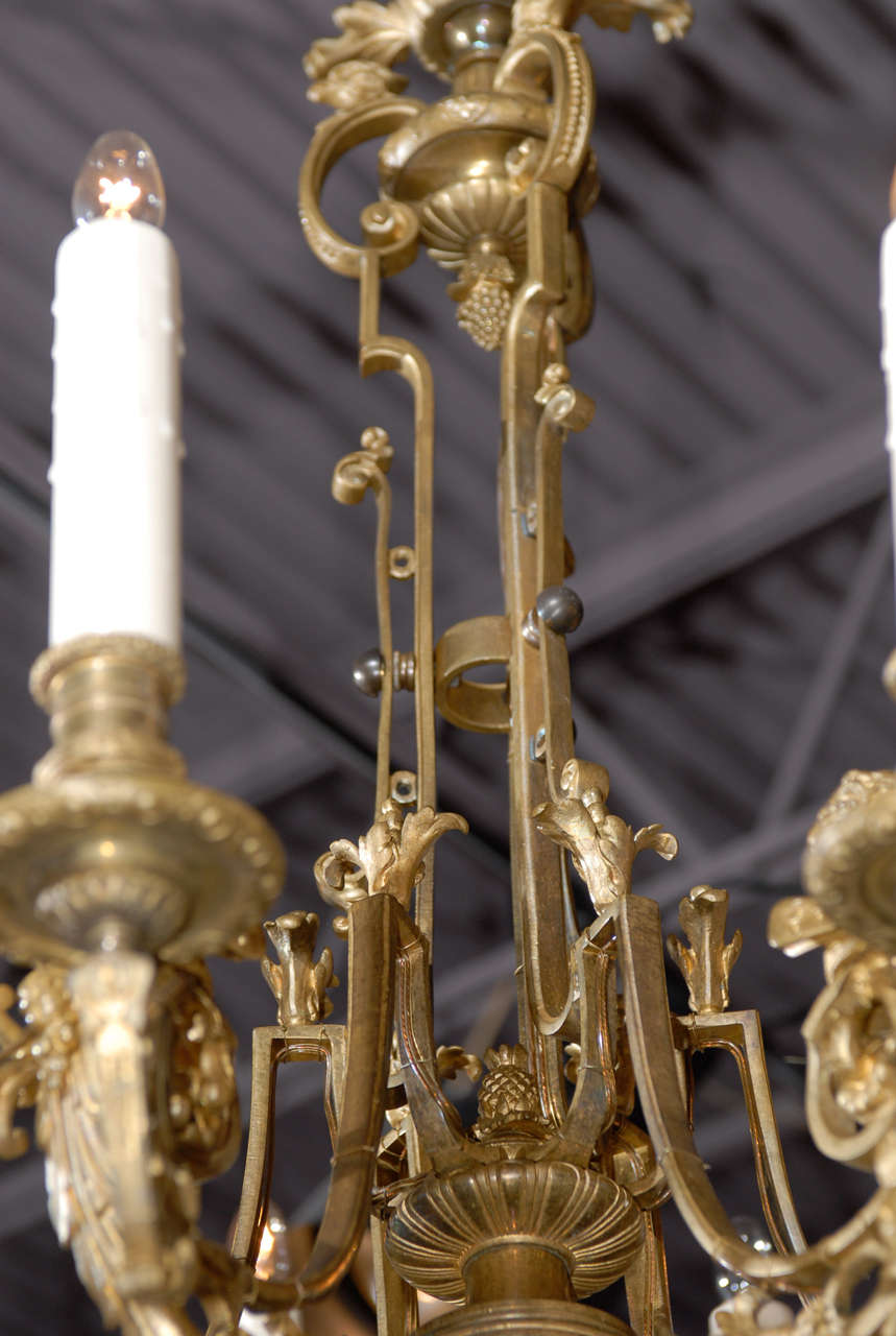 Antique Chandelier. Regence style French chandelier For Sale 1