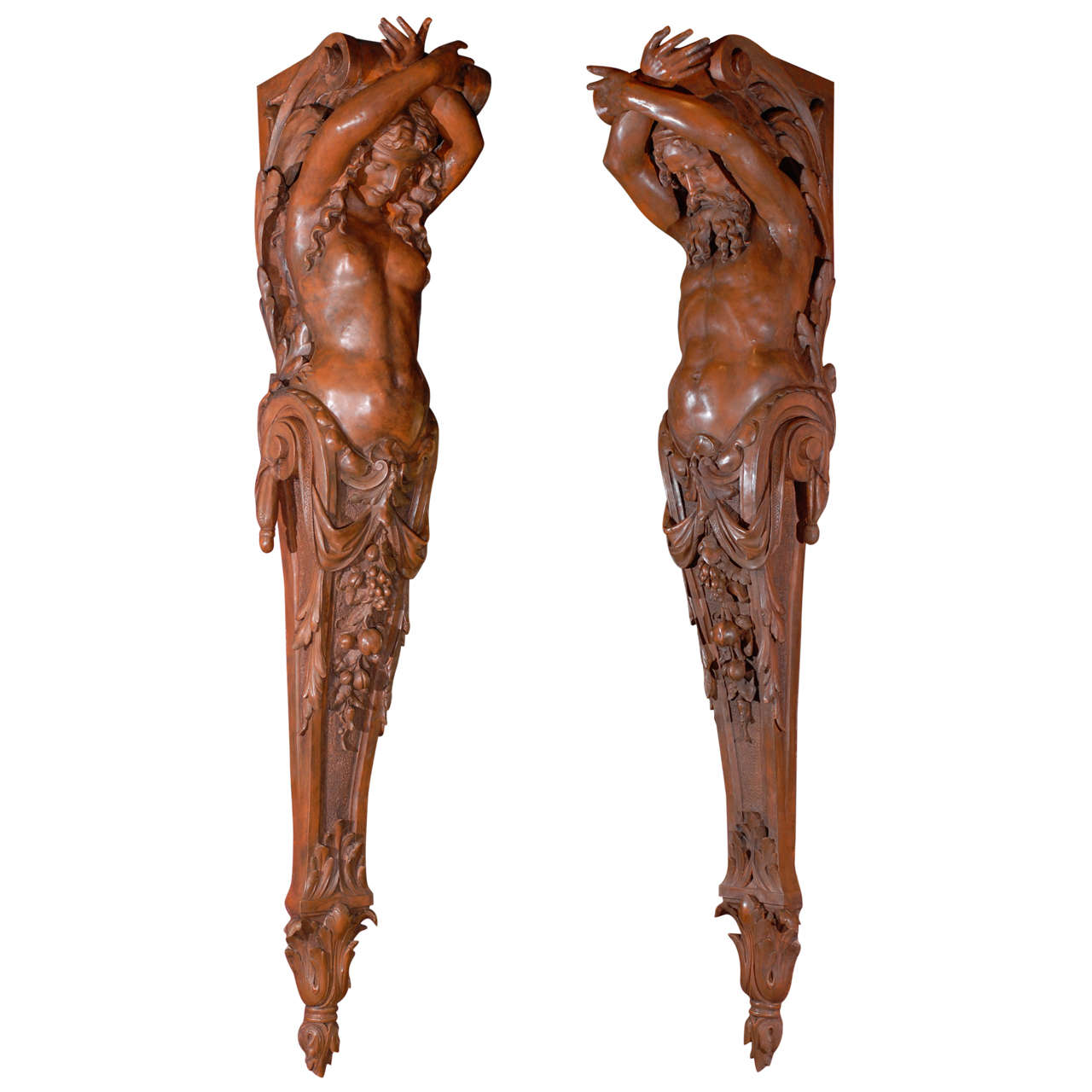 Pair of Antique Corbels at 1stDibs