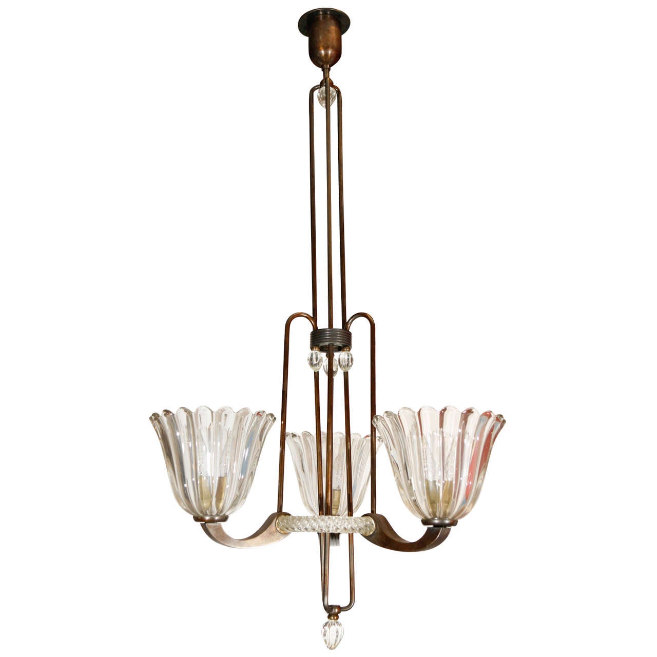 Art Deco Barovier Chandelier