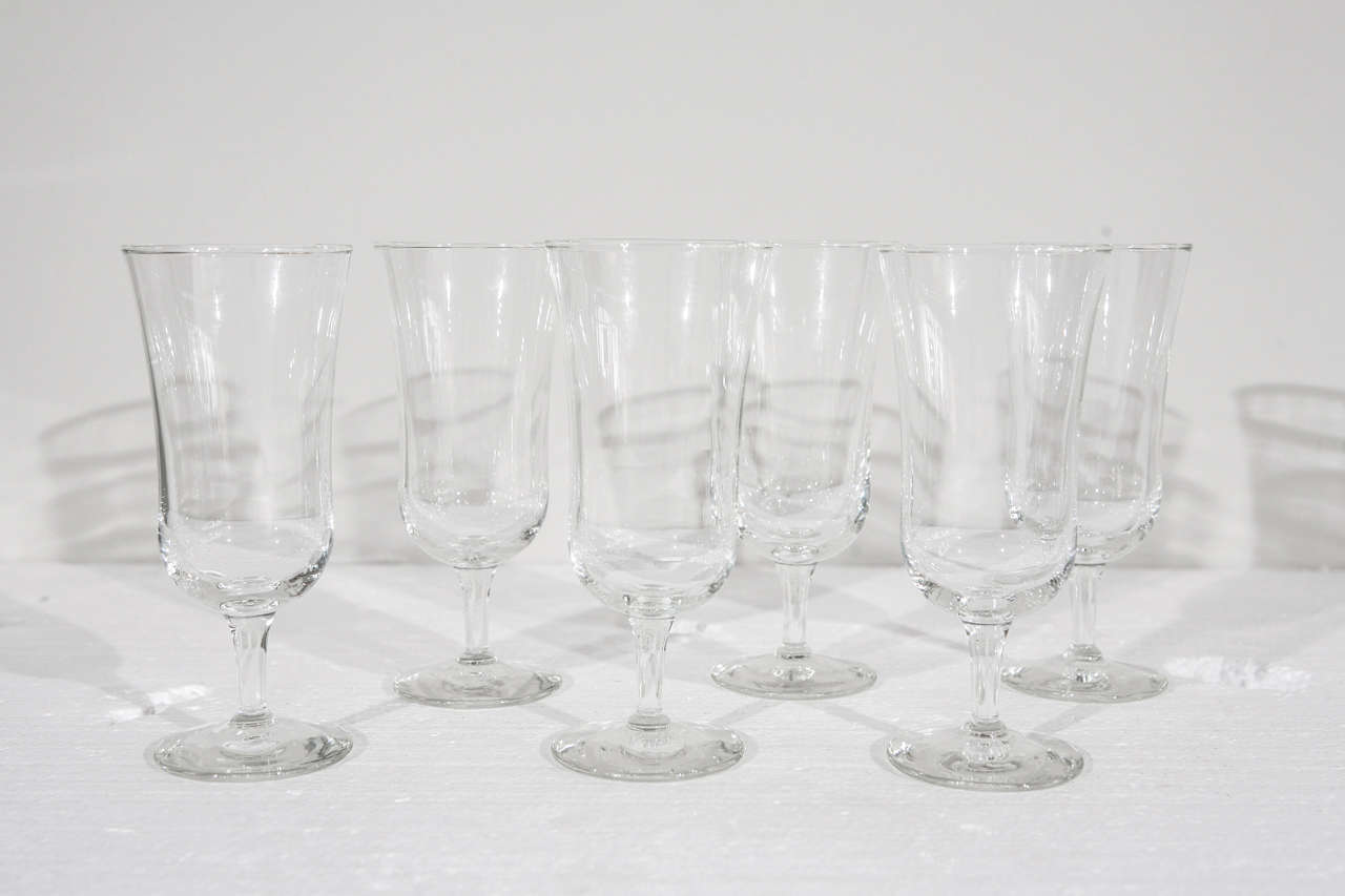 Set of six Holmegaard crystal stemmed cordial glasses.
Visit the Paul Marra storefront to see more furnishings and lighting including 21st Century.