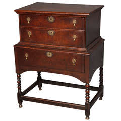 William and Mary Period Chest on Stand