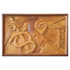 Handel Relief Panel of Hermes and His Caduceus