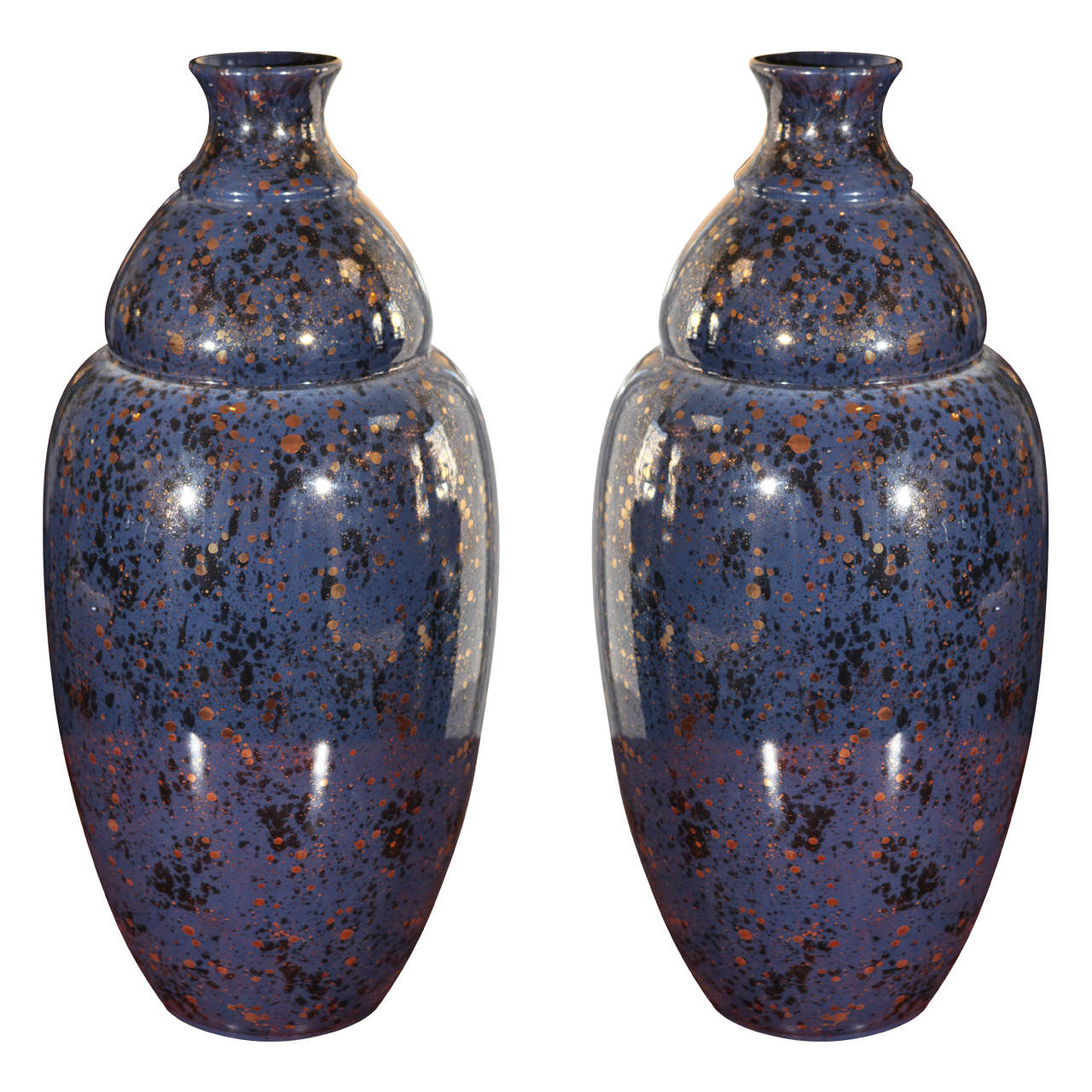 Pair of Jars Signed by M. Charolles