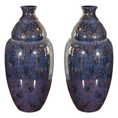 Pair of Jars Signed by M. Charolles
