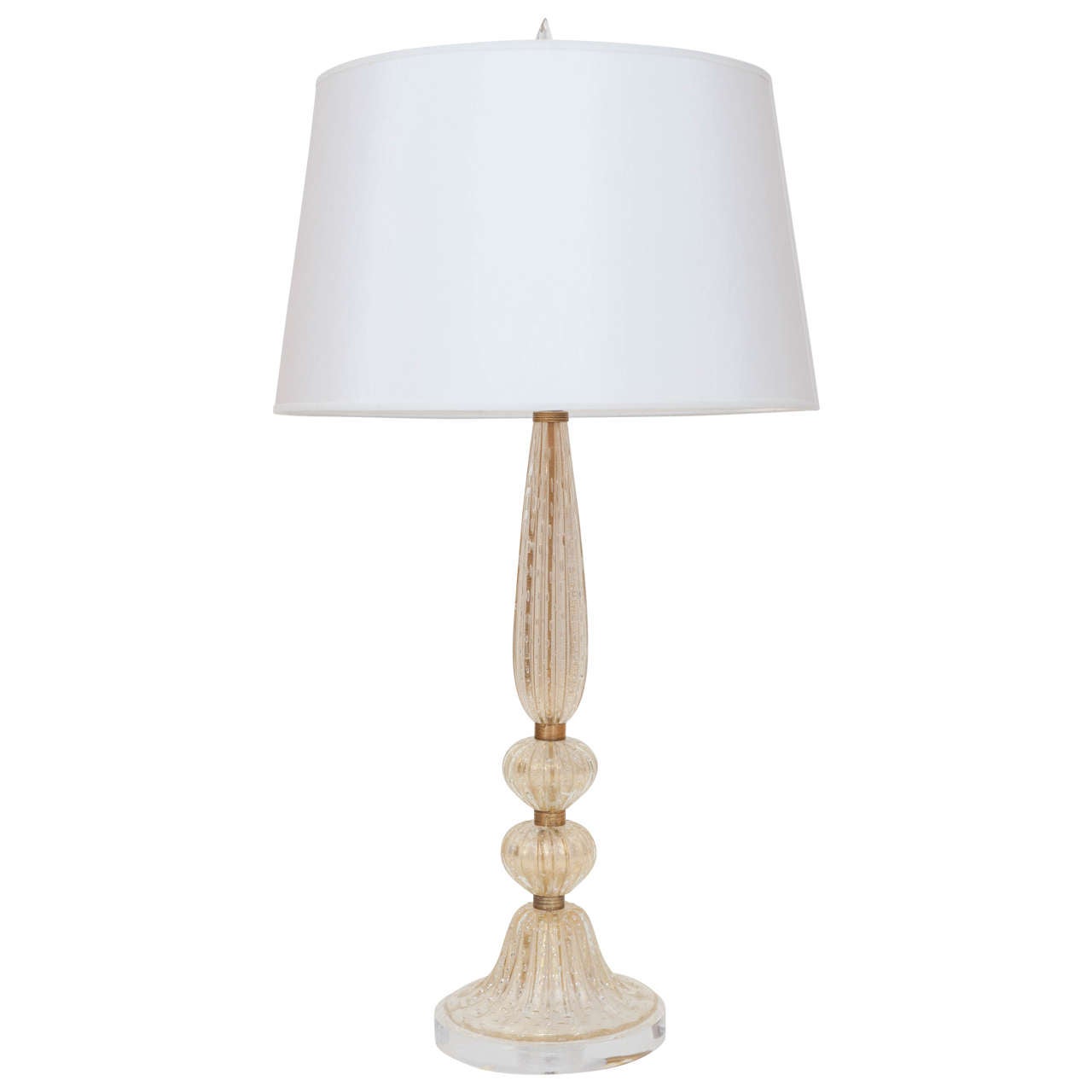 Single Murano Lamp Attributed to Barovier