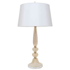Single Murano Lamp Attributed to Barovier