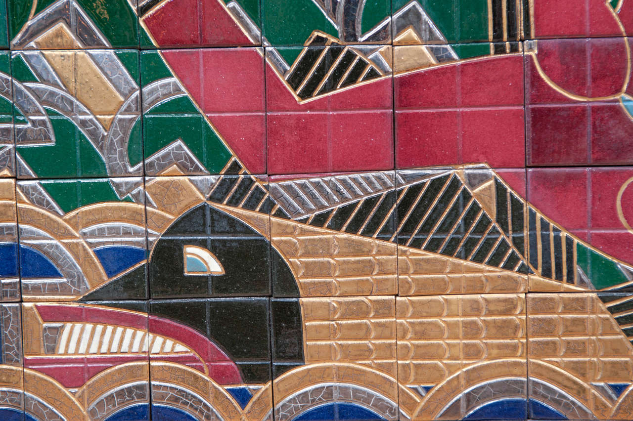 Egyptian Motif Mosaic by Valentin-Firsov Shabaeff 3