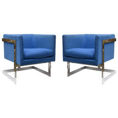 Pair of Milo Baughman Chairs