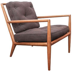 T.H. Robsjohn-Gibbings Lounge Chair, Model WWZ