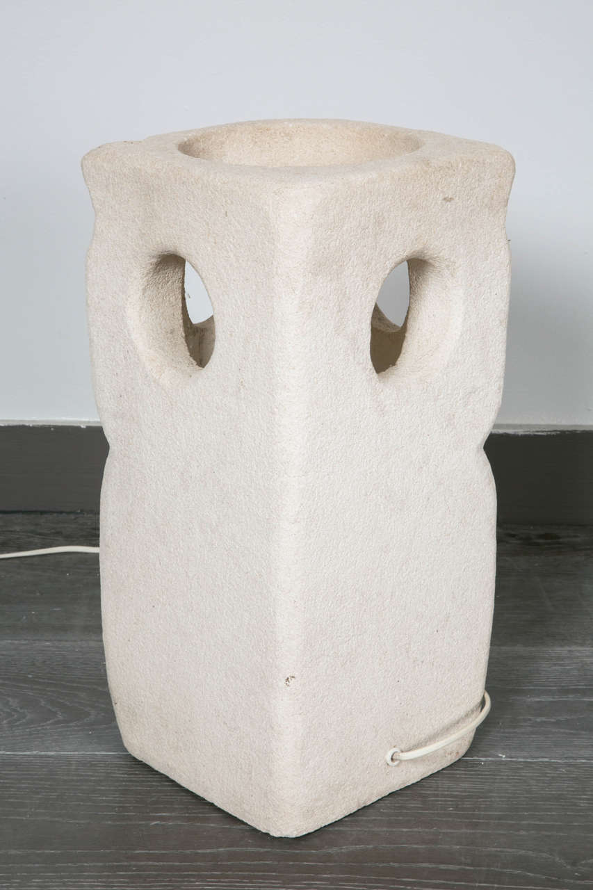 20th Century Large Owl's Lamp For Sale