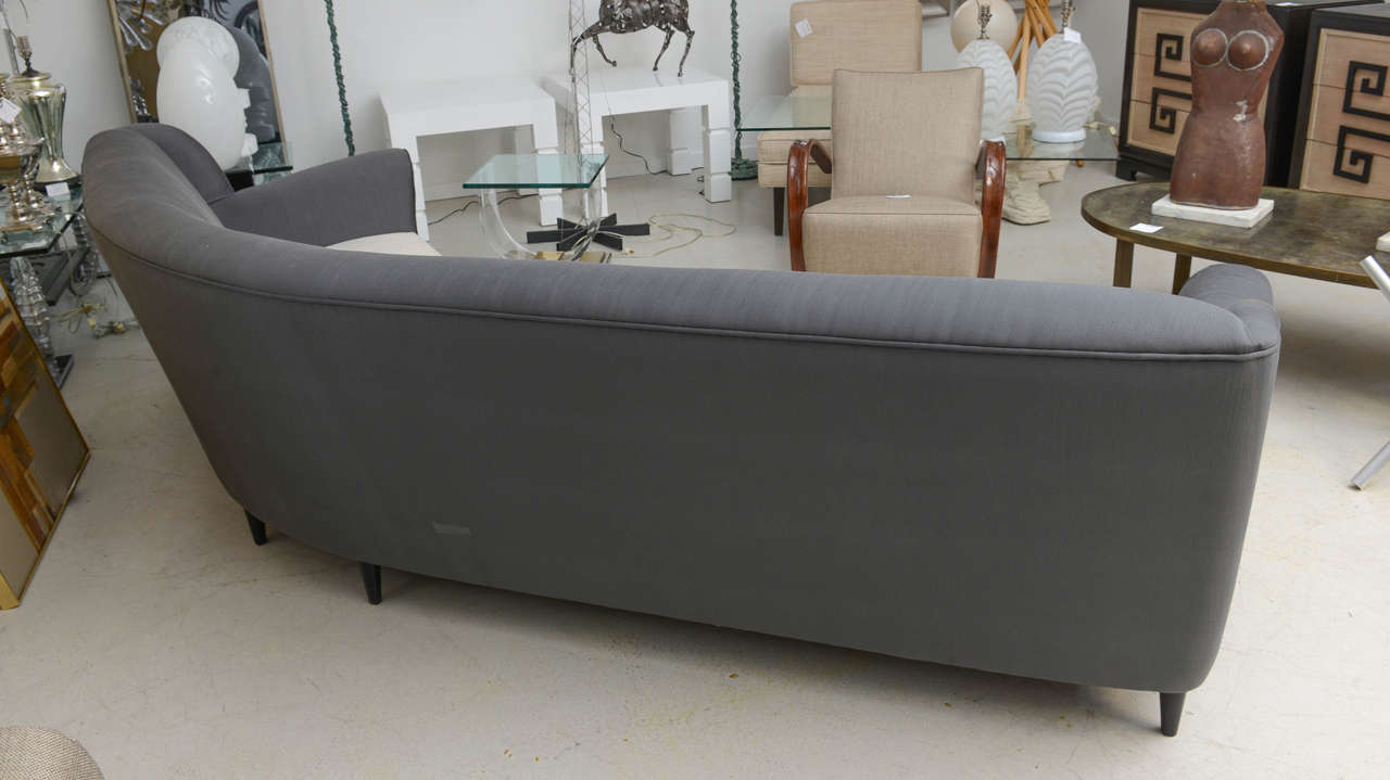 Divano italiano vintage extra lungo 4