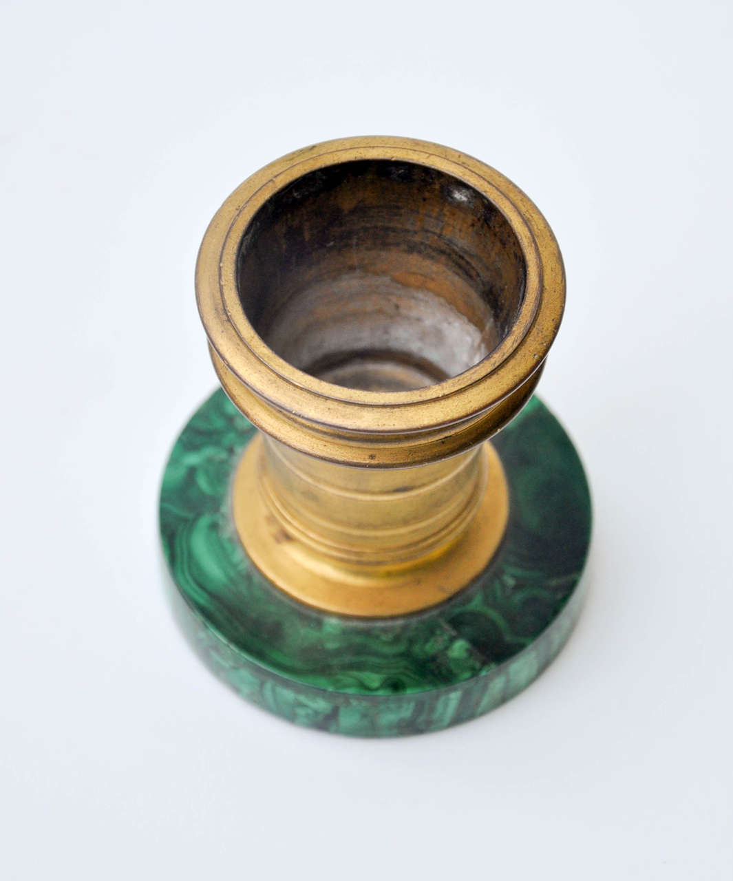 Russian Ormolu and Malachite Mounted Vase