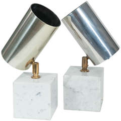 Pair of Adjustable Table Lamps by Robert Sonneman