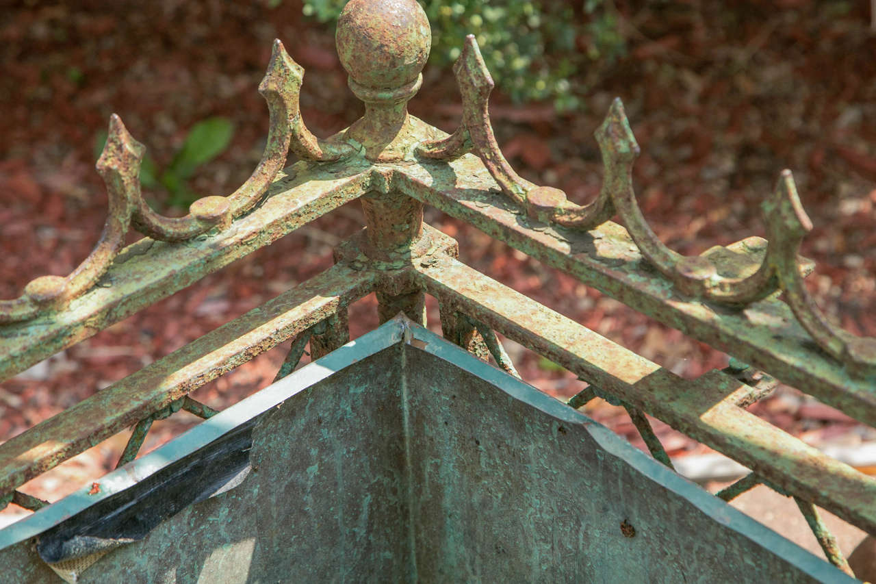 Pair of Cast Iron Versailles Planters 3