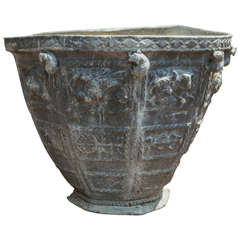 Pair of Bromsgrove Guild Lead Urns 5