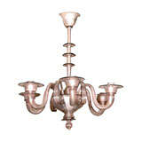 6 Arm Amethyst Murano Chandelier