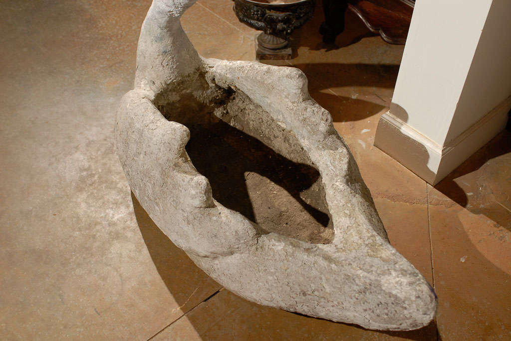19th Century Stone Swan from France 2