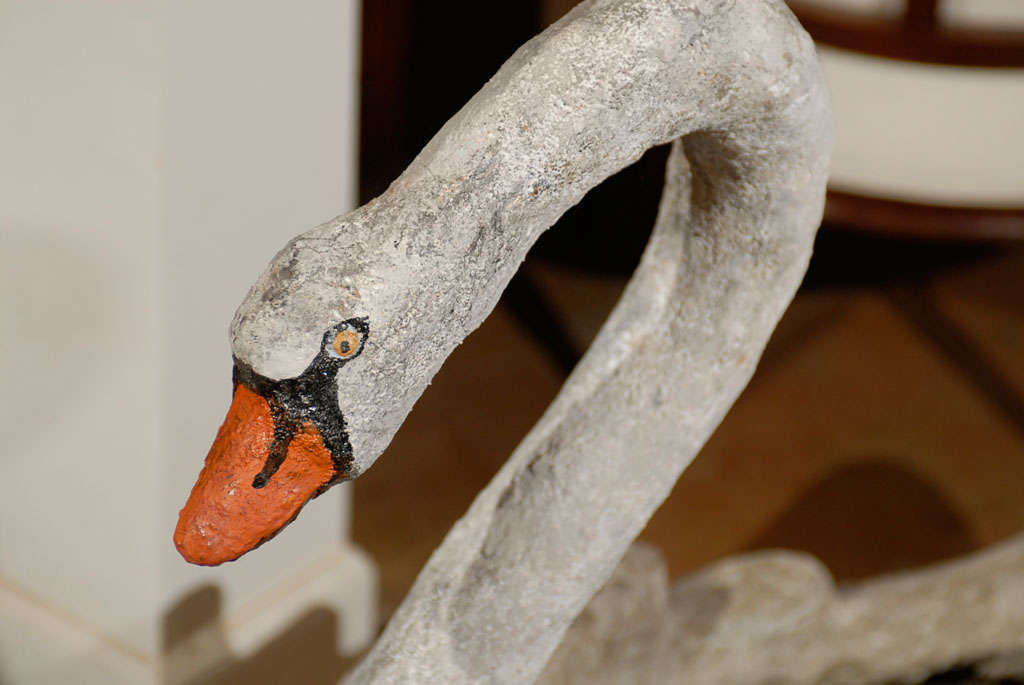 19th Century Stone Swan from France 3