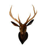 Early Folk Art Deer Head