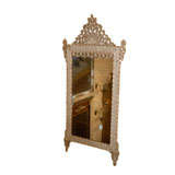 19th/20thC MOROCCAN BONE INLAID MIRROR