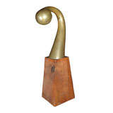 A 1960's Bronze and Carved Wood "Fertility" Sculpture