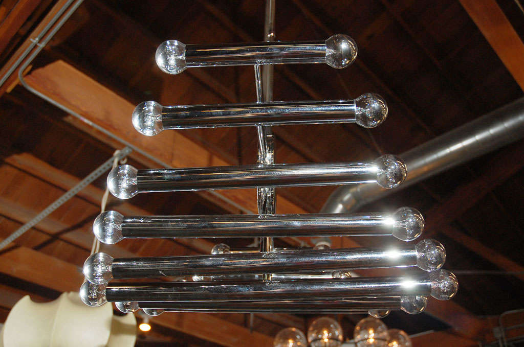 Mid-20th Century Tubular Hanging Fixture For Sale
