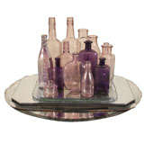 Purple Glass Antique Bottle Collection