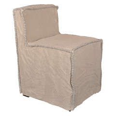 Slip Covered Casual Dining Chair
