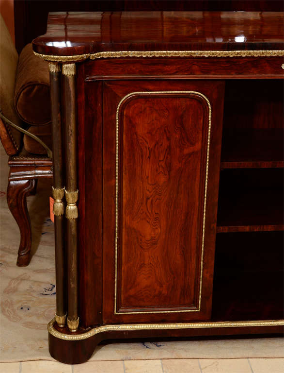 English George iv Rosewood Credenza