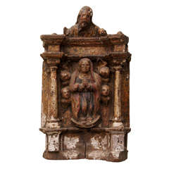 Antique Early Devotional Altar