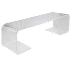 Lucite Bench
