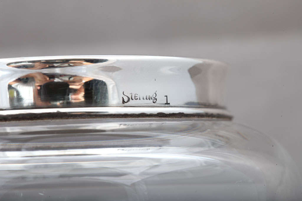 Art Deco Hawkes Sterling Silver-Mounted Cocktail Shaker 4