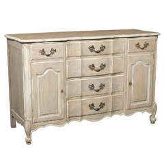 A Painted Wood Six-Drawer and Two-Door American Sideboard