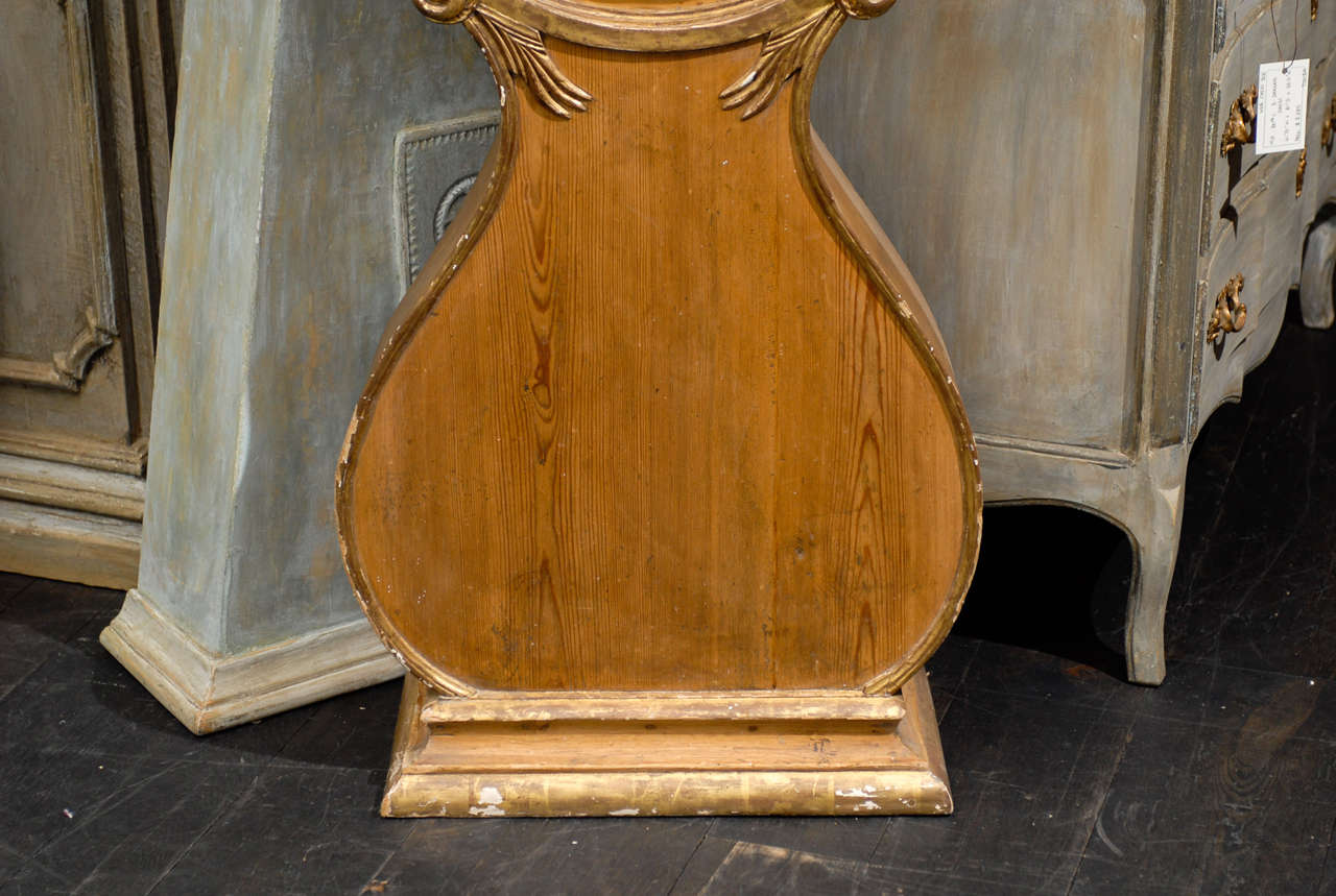 19th Century Fryksdahl Wooden Swedish Clock with Gilded Accents 1