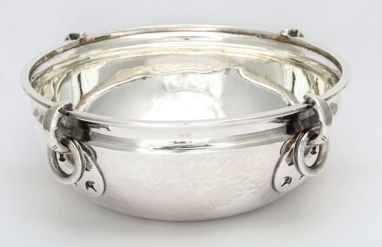 Bvlgari Hammered Sterling Silver Bowl