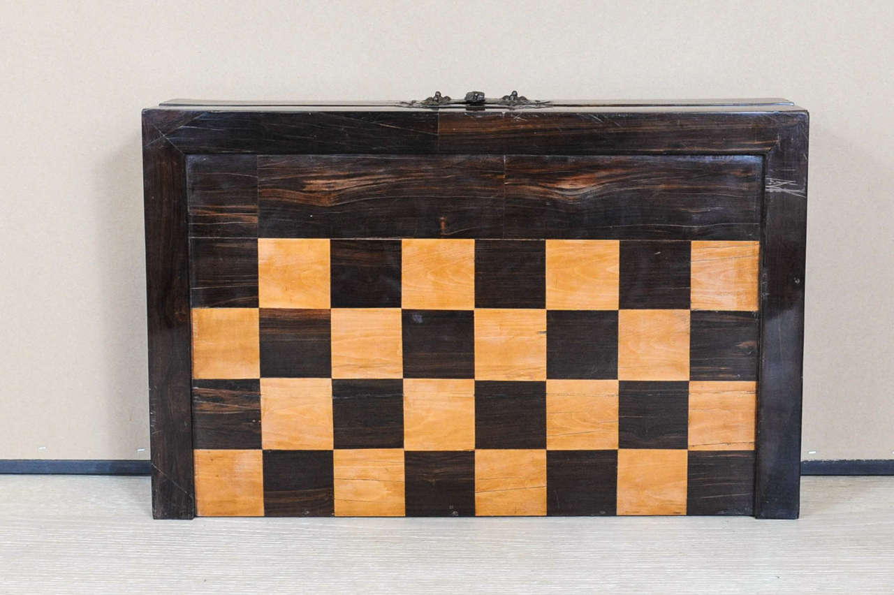 18th Century German Chess/Backgammon Box For Sale 1