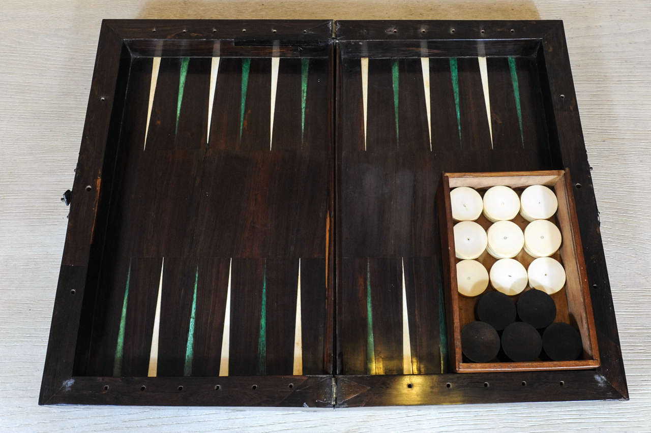 18th Century German Chess/Backgammon Box For Sale 2