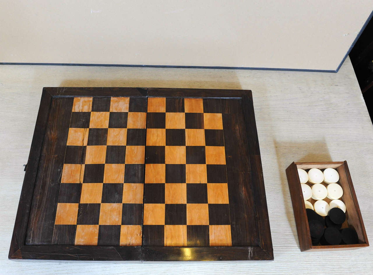 18th Century German Chess/Backgammon Box For Sale 4