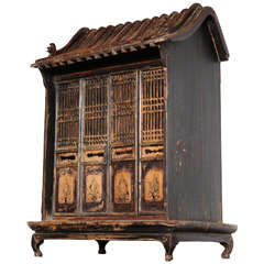 Chinese Miniature Shrine Cabinet