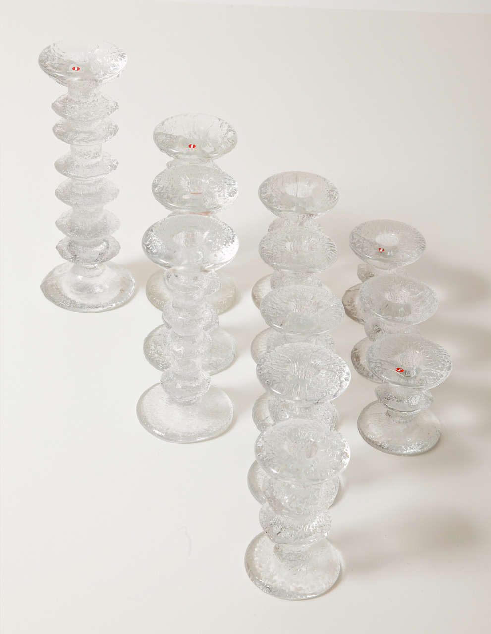 Glass Twelve Candleholders 'Festivo' by Sarpaneva
