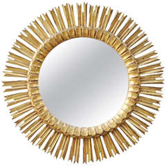 Antique Sunburst Mirror